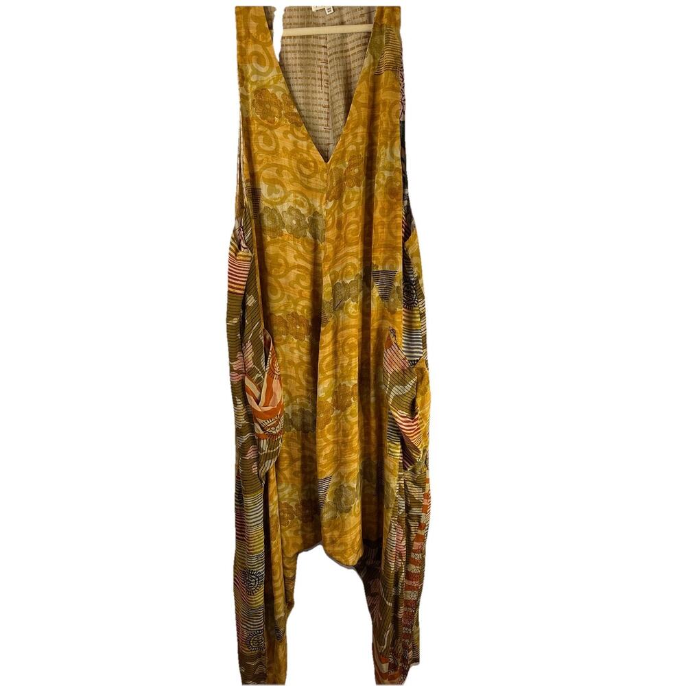 Womens Kantha Bae Reversible Silk Erin Jumpsuit Free Size